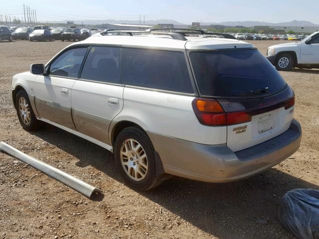 4S3BH896117647314 - 2001 SUBARU LEGACY OUT CREAM photo 3