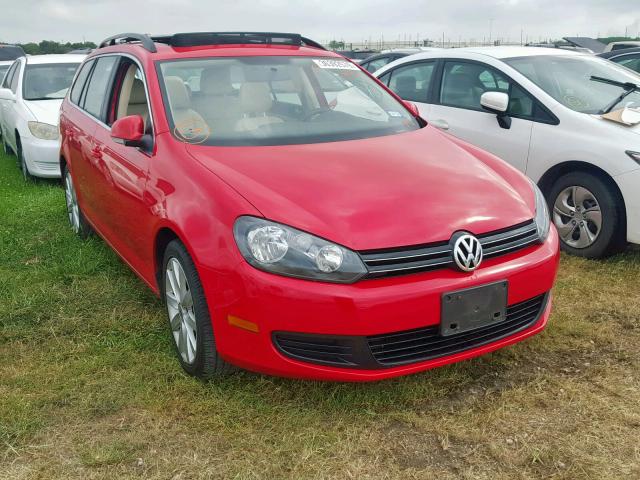 3VWML7AJXEM614600 - 2014 VOLKSWAGEN JETTA TDI RED photo 1