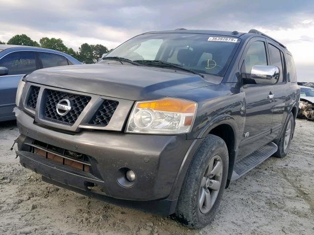 5N1BA08D59N603714 - 2009 NISSAN ARMADA SE GRAY photo 2