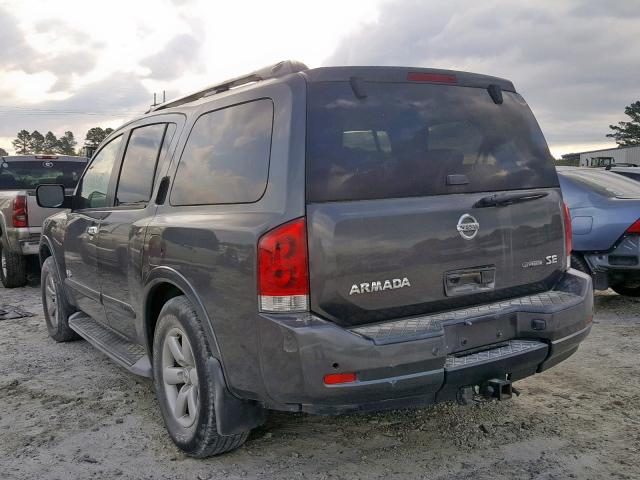 5N1BA08D59N603714 - 2009 NISSAN ARMADA SE GRAY photo 3