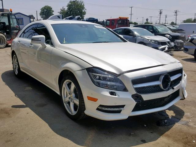 WDDLJ7DB6EA125767 - 2014 MERCEDES-BENZ CLS 550 WHITE photo 1