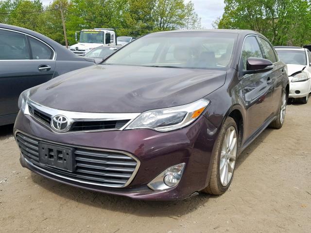 4T1BK1EB4DU020619 - 2013 TOYOTA AVALON BAS PURPLE photo 2