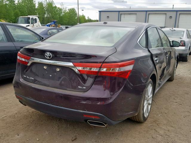 4T1BK1EB4DU020619 - 2013 TOYOTA AVALON BAS PURPLE photo 4