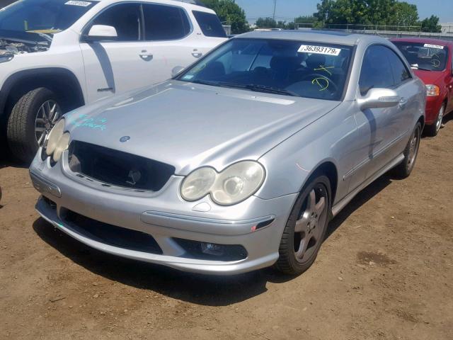 WDBTJ75JX3F059996 - 2003 MERCEDES-BENZ CLK 500 SILVER photo 2