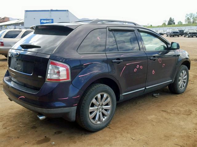 2FMDK38C57BB21218 - 2007 FORD EDGE SEL PURPLE photo 4