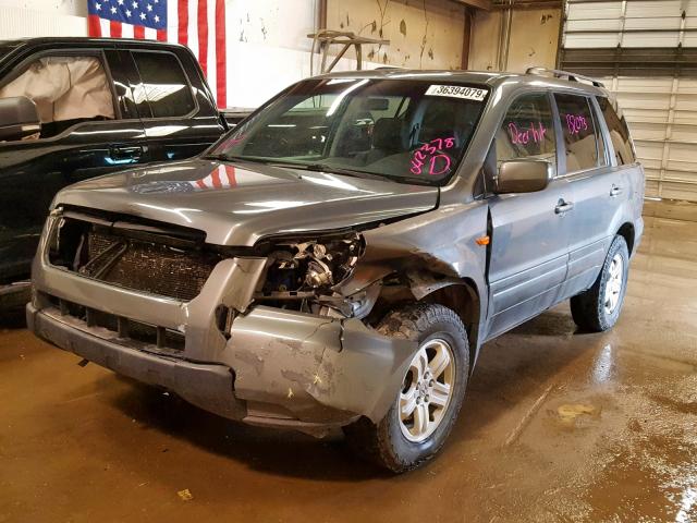 5FNYF18218B042378 - 2008 HONDA PILOT VP BLUE photo 2