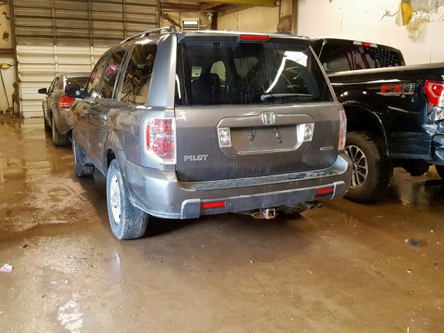 5FNYF18218B042378 - 2008 HONDA PILOT VP BLUE photo 3