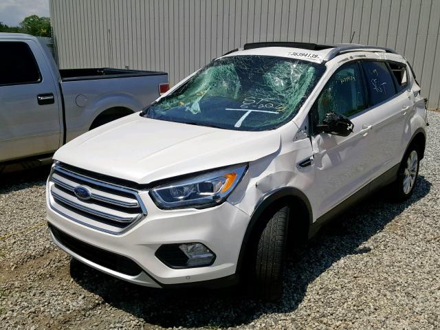 1FMCU0J95JUB35849 - 2018 FORD ESCAPE TIT WHITE photo 2