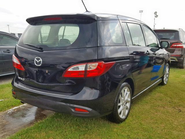 JM1CW2DL3C0137854 - 2012 MAZDA 5 BLACK photo 4