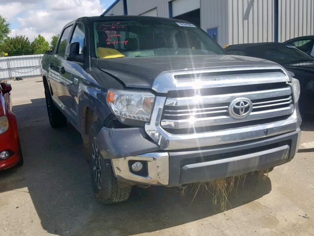 5TFDY5F18GX495895 - 2016 TOYOTA TUNDRA CRE GRAY photo 1