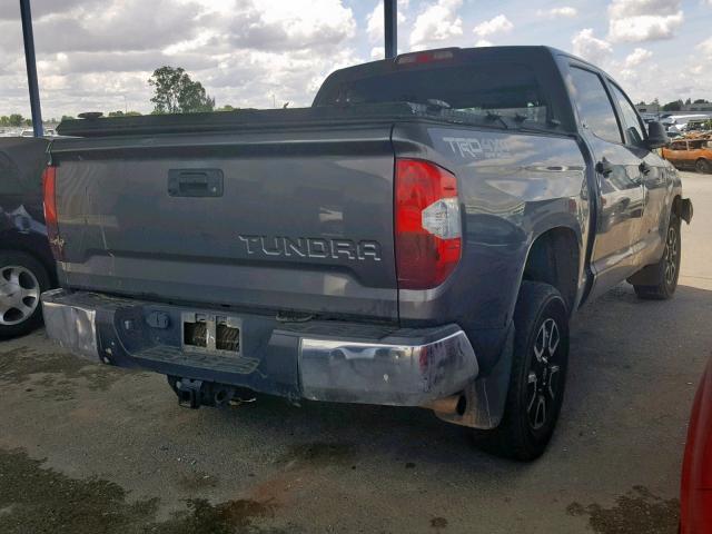 5TFDY5F18GX495895 - 2016 TOYOTA TUNDRA CRE GRAY photo 4