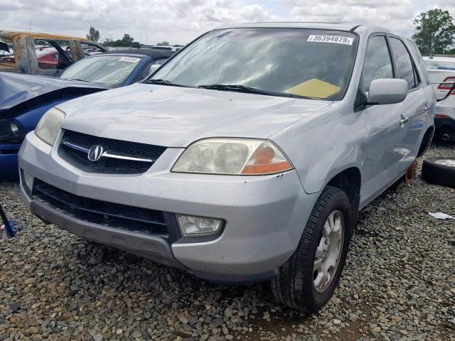 2HNYD18222H547122 - 2002 ACURA MDX SILVER photo 2