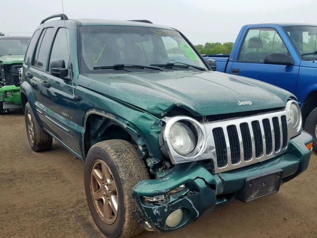 1J4GL58K93W696040 - 2003 JEEP LIBERTY LI GREEN photo 1