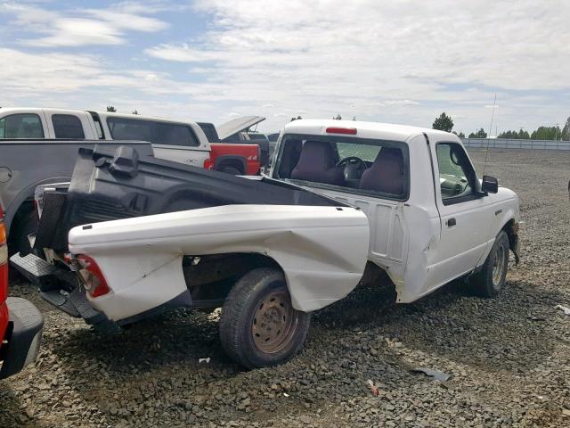 1FTYR10D75PA32606 - 2005 FORD RANGER WHITE photo 4