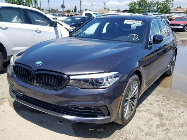 WBAJA5C32HG894989 - 2017 BMW 530 I GRAY photo 2