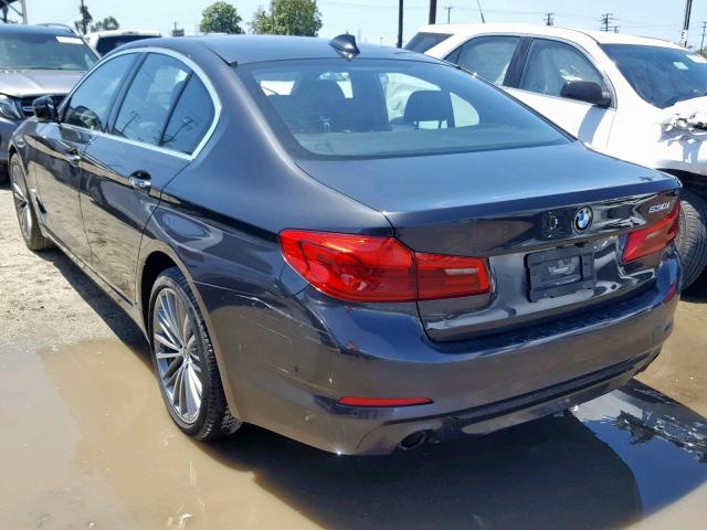 WBAJA5C32HG894989 - 2017 BMW 530 I GRAY photo 3