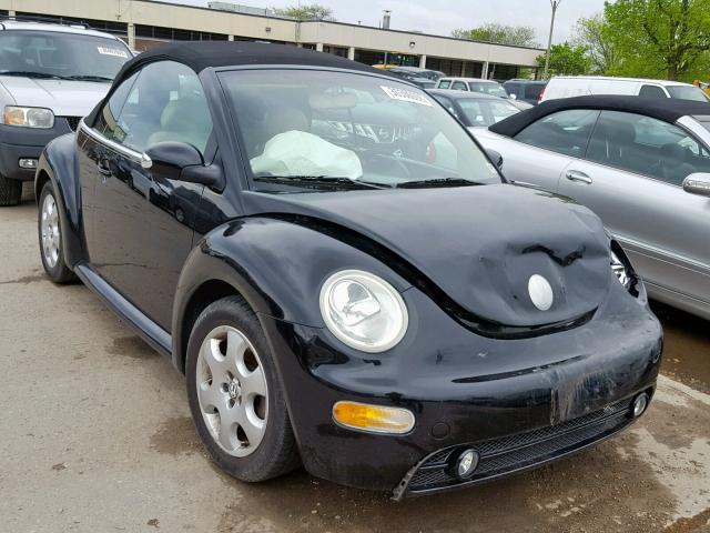 3VWCK21Y63M305878 - 2003 VOLKSWAGEN NEW BEETLE შავი ფოტო 1