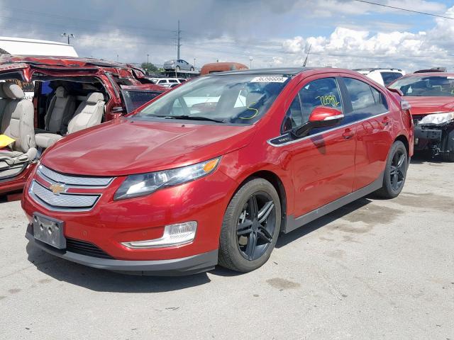 1G1RB6E46CU124425 - 2012 CHEVROLET VOLT RED photo 2