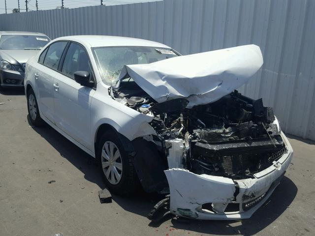 3VW2K7AJ7EM329363 - 2014 VOLKSWAGEN JETTA BASE Սպիտակ լուսանկար 1