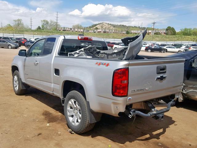 1GCHTCEN3K1211349 - 2019 CHEVROLET COLORADO L SILVER photo 3