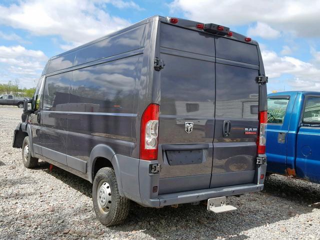 3C6TRVDG7FE518170 - 2015 RAM PROMASTER GRAY photo 3