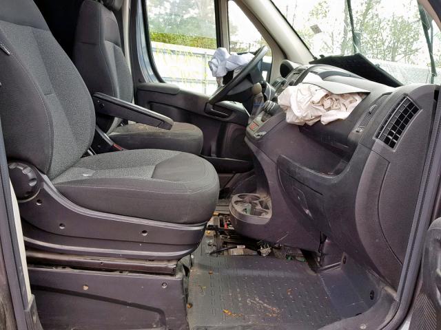 3C6TRVDG7FE518170 - 2015 RAM PROMASTER GRAY photo 5