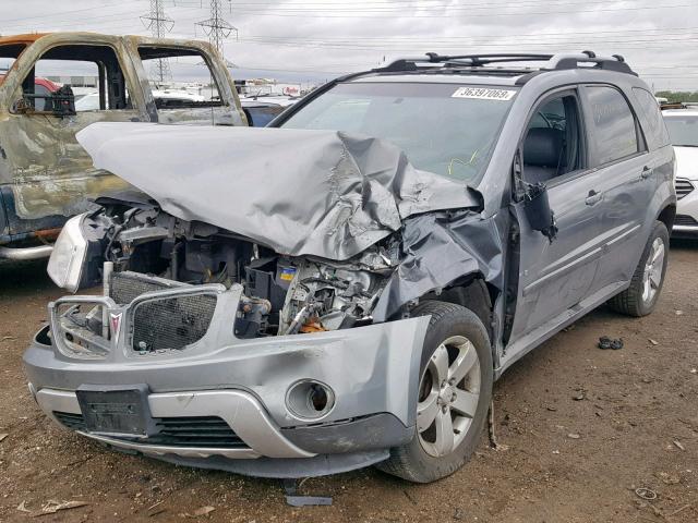 2CKDL73F766184959 - 2006 PONTIAC TORRENT GRAY photo 2