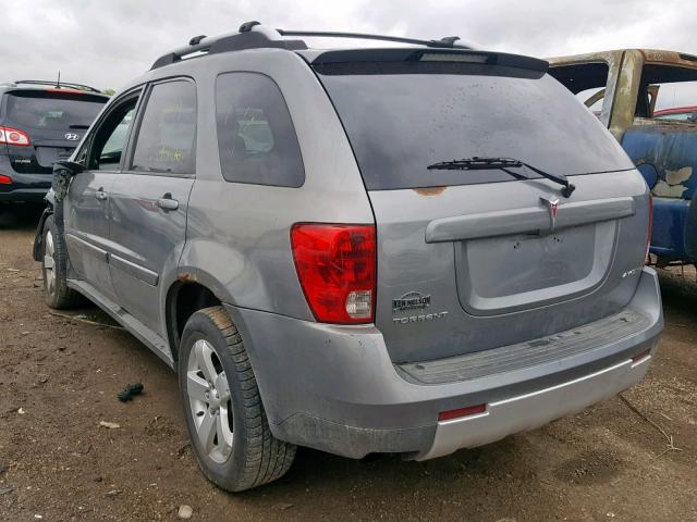 2CKDL73F766184959 - 2006 PONTIAC TORRENT GRAY photo 3