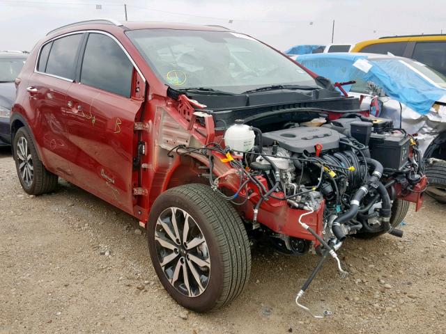 KNDPN3ACXK7557924 - 2019 KIA SPORTAGE E RED photo 1