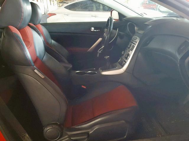 KMHHT6KD5AU023339 - 2010 HYUNDAI GENESIS CO RED photo 5