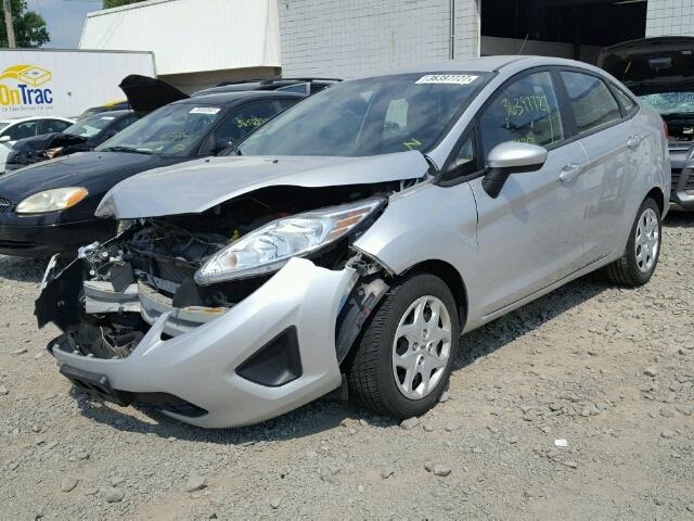 3FADP4AJ9CM132046 - 2012 FORD FIESTA S SILVER photo 2