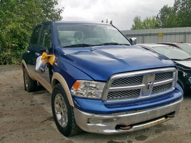 1D7RV1CT7BS570997 - 2011 DODGE RAM 1500 BLUE photo 1