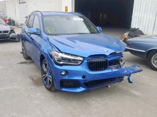 WBXHT3C32J5K23939 - 2018 BMW X1 XDRIVE2 BLUE photo 1