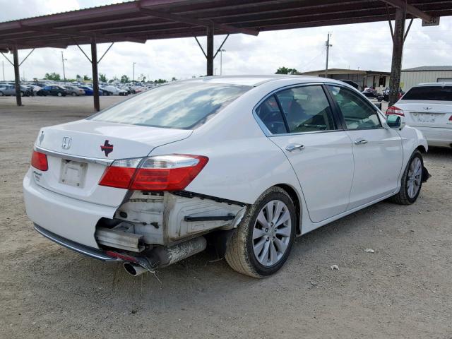 1HGCR2F83FA129897 - 2015 HONDA ACCORD EXL WHITE photo 4