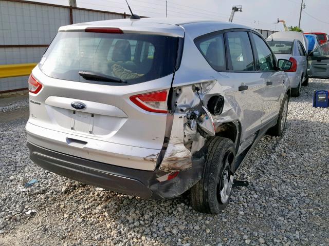 1FMCU0F75DUA85773 - 2013 FORD ESCAPE S SILVER photo 4