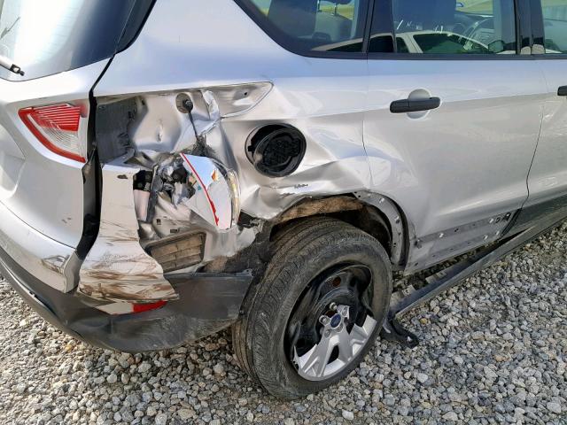 1FMCU0F75DUA85773 - 2013 FORD ESCAPE S SILVER photo 9