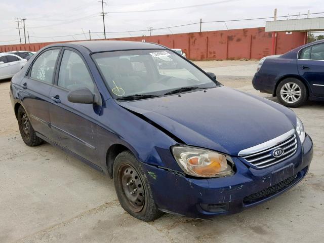 KNAFE122975483952 - 2007 KIA SPECTRA EX BLUE photo 1