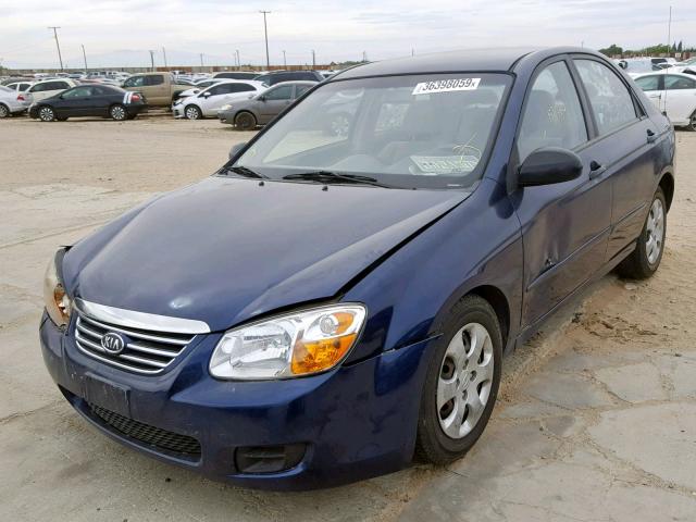 KNAFE122975483952 - 2007 KIA SPECTRA EX BLUE photo 2