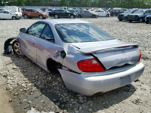 19UYA42661A020615 - 2001 ACURA 3.2CL TYPE SILVER photo 3