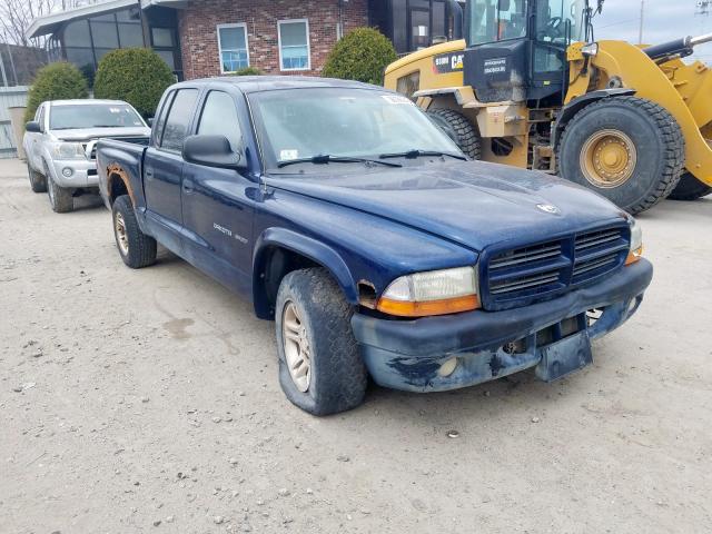 1B7HL38X52S512325 - 2002 DODGE DAKOTA QUAD SPORT  photo 1