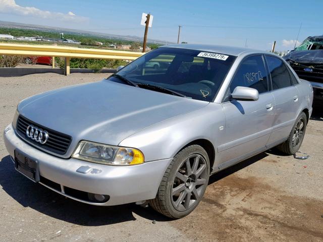 WAUDH68D61A138252 - 2001 AUDI A4 2.8 QUA SILVER photo 2