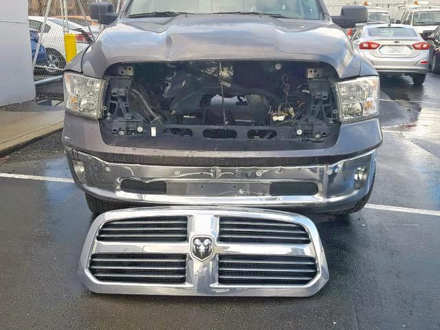 1C6RR6GMXGS221670 - 2016 RAM 1500 SLT GRAY photo 9