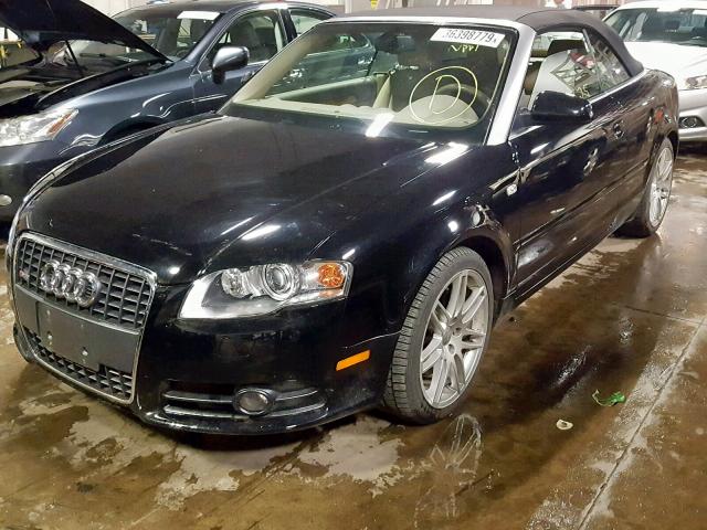 WAUDF48H59K010202 - 2009 AUDI A4 2.0T CA BLACK photo 2