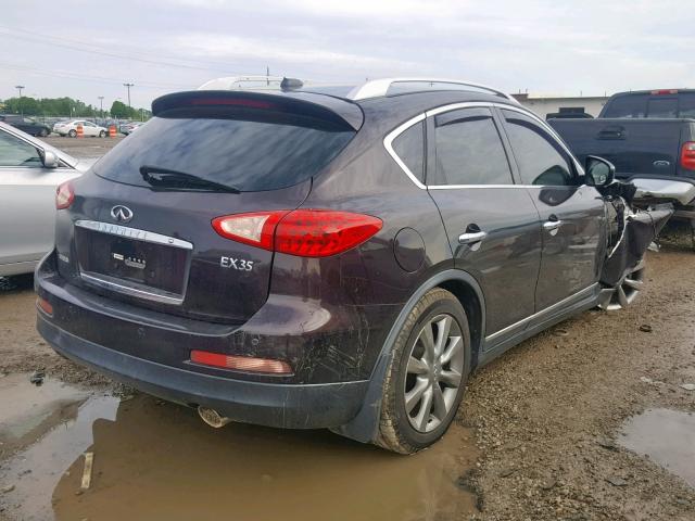 JNKAJ09E78M301383 - 2008 INFINITI EX35 BASE BLACK photo 4