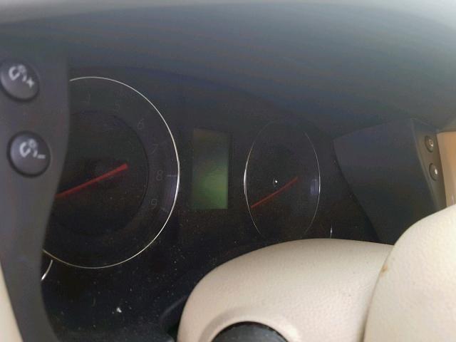 JNKAJ09E78M301383 - 2008 INFINITI EX35 BASE BLACK photo 8