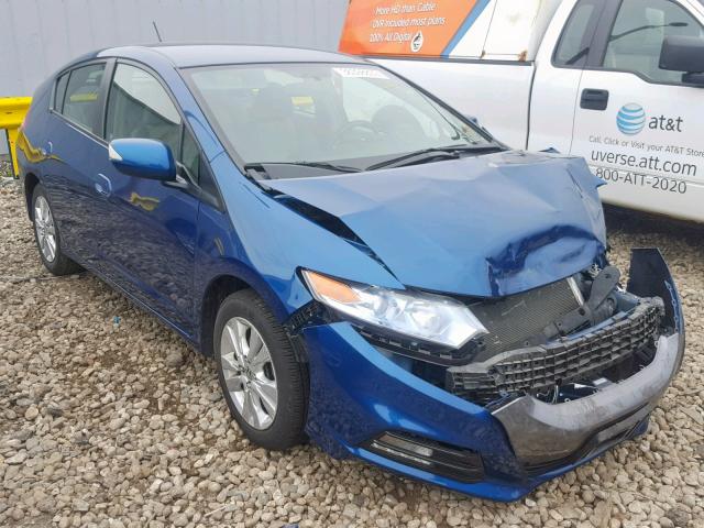 JHMZE2H71CS004409 - 2012 HONDA INSIGHT EX BLUE photo 1