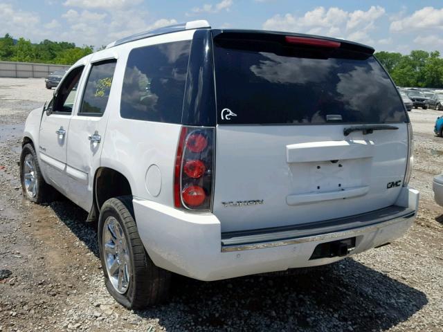 1GKFK63897J389478 - 2007 GMC YUKON DENA WHITE photo 3