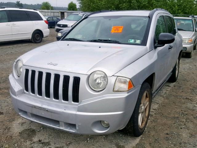 1J8FF47W97D512149 - 2007 JEEP COMPASS SILVER photo 2