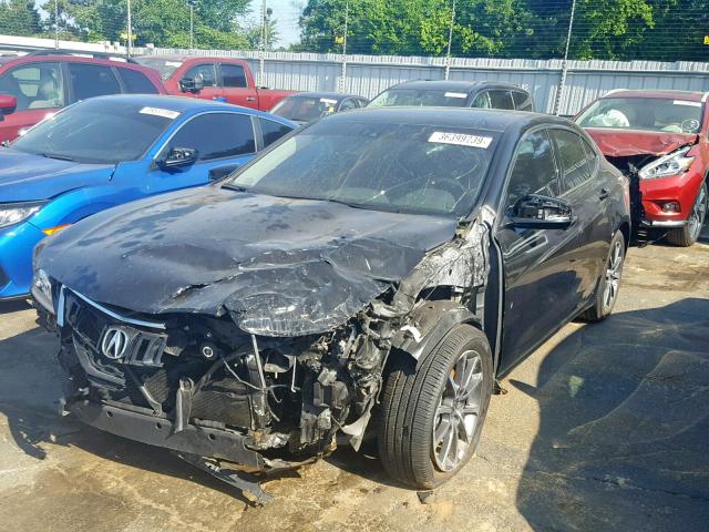 19UUB2F79HA001313 - 2017 ACURA TLX ADVANC BLACK photo 2