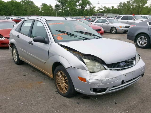 1FAFP34N87W128352 - 2007 FORD FOCUS ZX4 SILVER photo 1